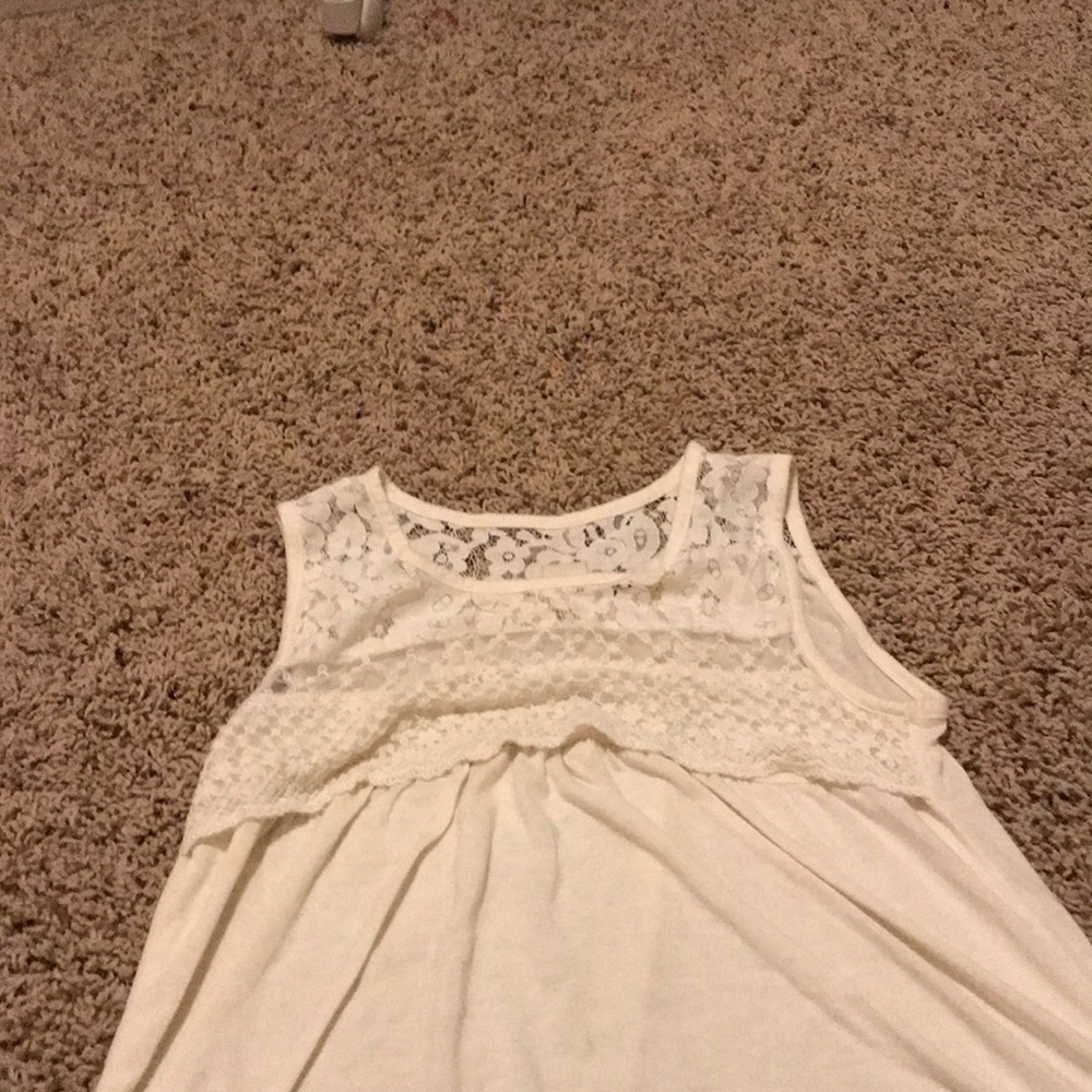 White tank top